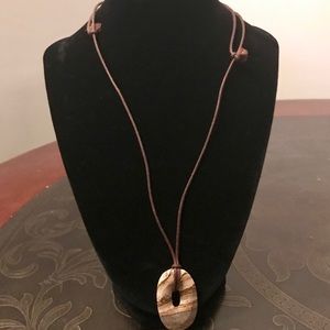 Natural stone necklace